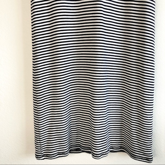 ATM Striped Midi Dress, M - Picture 4 of 8